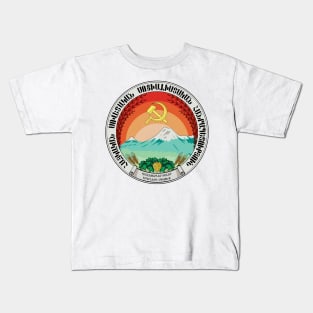 Emblem of the Armenian SSR (1922) Kids T-Shirt